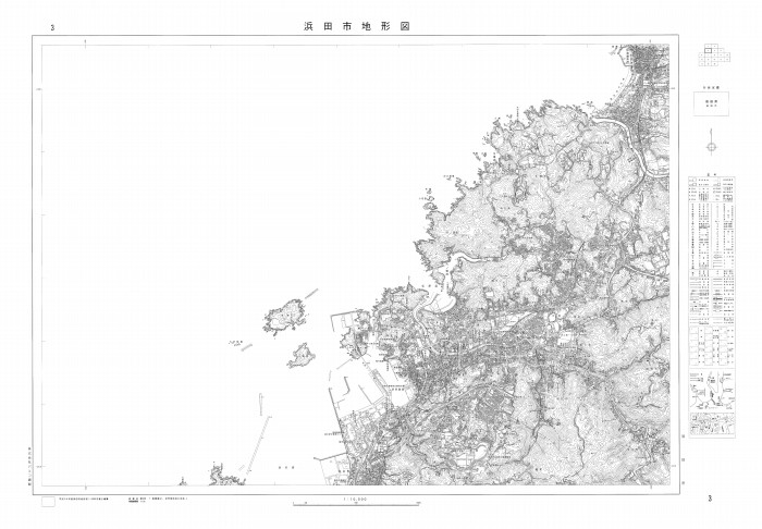 地形図(1/10000)図郭番号3